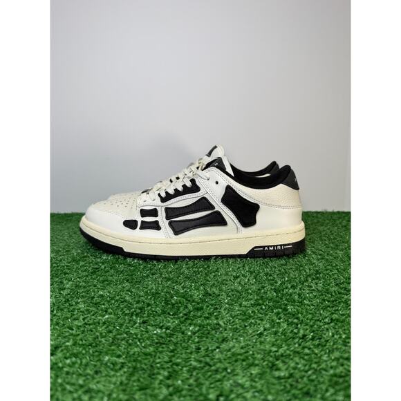 WMNS Amiri Skel Top BoneLow White Black White SZ 8